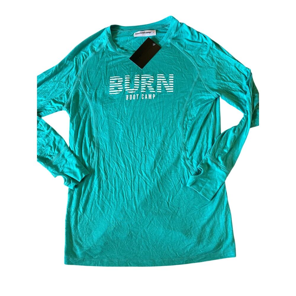 “BURN BOOT CAMP” Shirt - size Large -NEW WITH TAGS